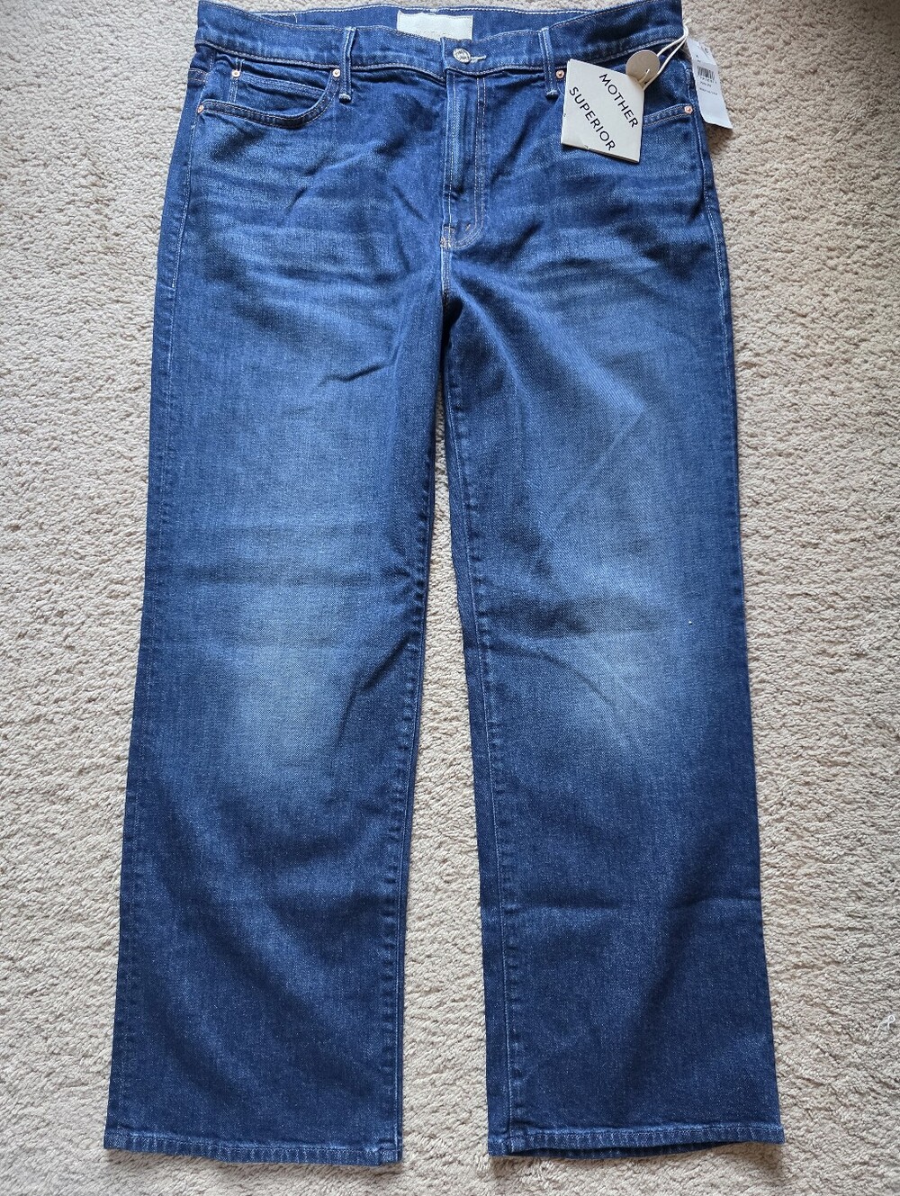 NWT MOTHER Lil Kick It Jeans 34 Petite Made In The Shade Dark Wash $268